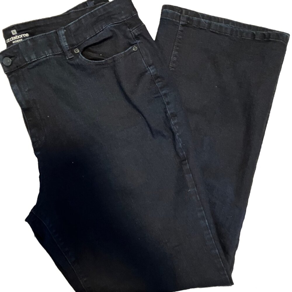 EUC Liz Claiborne Black Jeans Size: 22